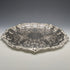 1898 British Antique Sterling Silver (925 Silver) Legless Salva Diameter 30cm 670g Henry Bourne